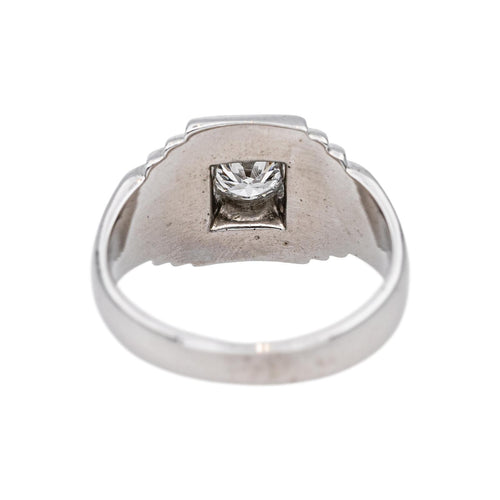Bague 55 Bague solitaire en or blanc et diamant 58 Facettes 5097946CN