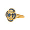 Bague 55 Bague en or jaune avec saphirs et diamants 58 Facettes 5163616CN