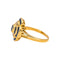 Bague 55 Bague en or jaune avec saphirs et diamants 58 Facettes 5163616CN