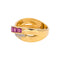 Bague 60 Bague en or jaune, rubis et diamants 58 Facettes 5149420RV