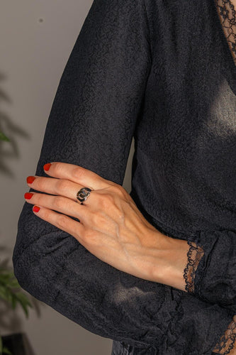 Bague 56 Dinh Van Menottes - Bague R12 en or blanc 58 Facettes 5208088RV