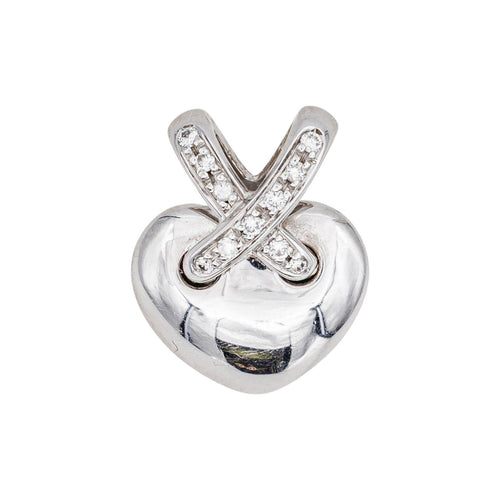 Collier Chaumet Liens - Collier pendentif en or blanc et diamants 58 Facettes 5281124CN
