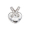 Collier Chaumet Liens - Collier pendentif en or blanc et diamants 58 Facettes 5281124CN