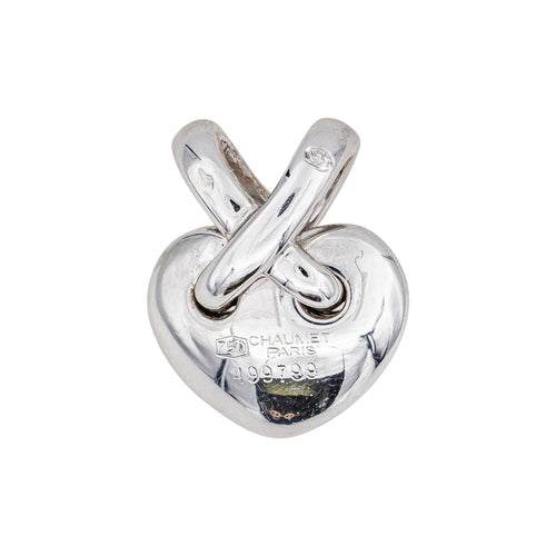Collier Chaumet Liens - Collier pendentif en or blanc et diamants 58 Facettes 5281124CN