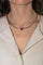Collier Didier Guérin - Collier motifs floraux en or blanc et saphirs roses 58 Facettes 5285753CN