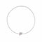 Collier Didier Guérin - Collier motifs floraux en or blanc et saphirs roses 58 Facettes 5285753CN