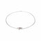 Collier Didier Guérin - Collier motifs floraux en or blanc et saphirs roses 58 Facettes 5285753CN