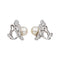 Boucles d'oreilles Boucles d'oreilles en or blanc, perles de culture et diamants 58 Facettes 5215578CN
