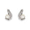 Boucles d'oreilles Boucles d'oreilles en or blanc, perles de culture et diamants 58 Facettes 5215578CN
