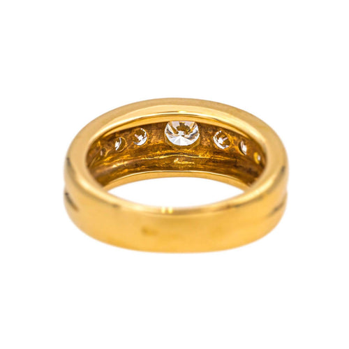 Bague 52 Alain Roure - Bague en or jaune et diamants 58 Facettes 5281131CN