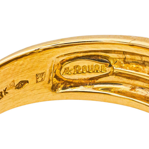 Bague 52 Alain Roure - Bague en or jaune et diamants 58 Facettes 5281131CN