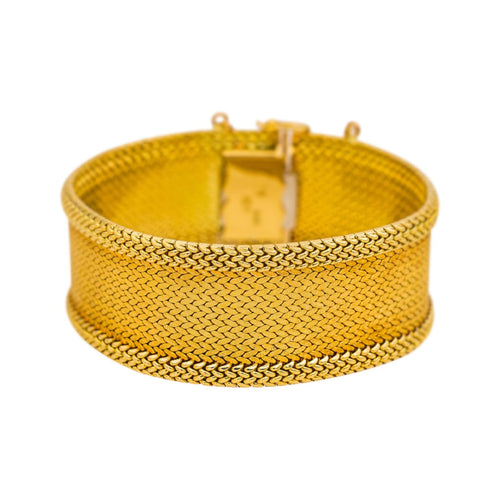 Bracelet Bracelet manchette en or jaune 58 Facettes 5366756CN