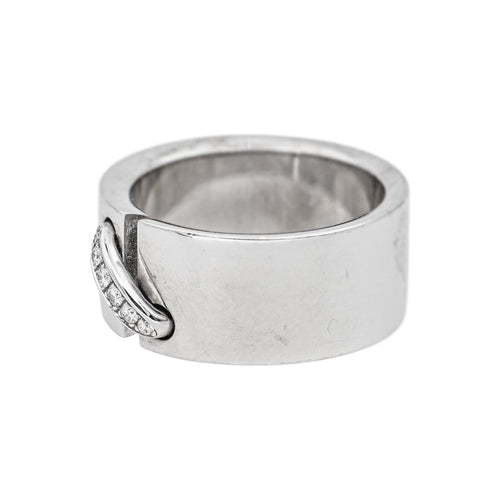Bague 54 Chaumet Liens - Bague en or blanc et diamants 58 Facettes 5434771CN