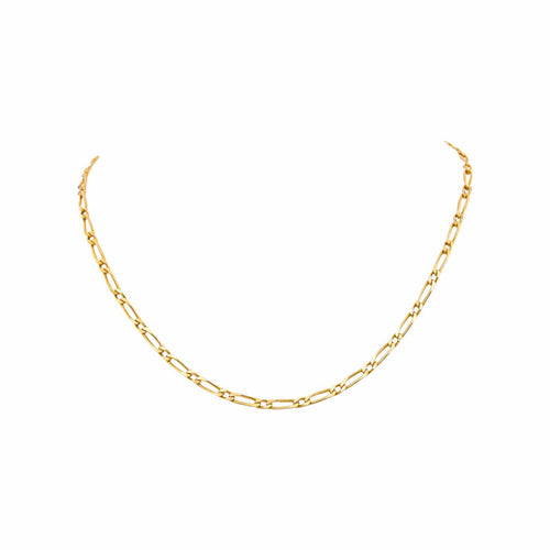 Collier Collier maille Figaro en or jaune 58 Facettes 5481807CN