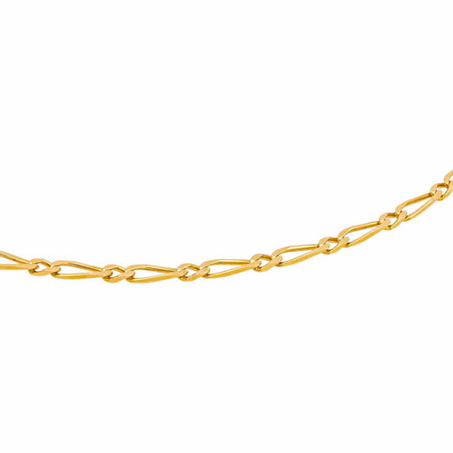 Collier Collier maille Figaro en or jaune 58 Facettes 5481807CN
