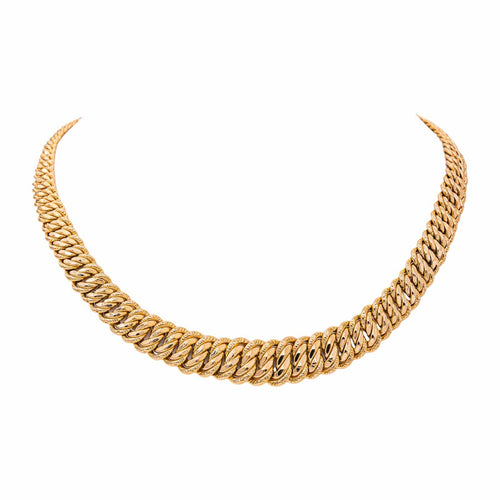 Collier Collier maille américaine en or rose 58 Facettes 5439453CN