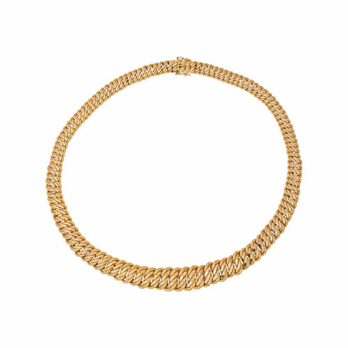 Collier Collier maille américaine en or rose 58 Facettes 5439453CN