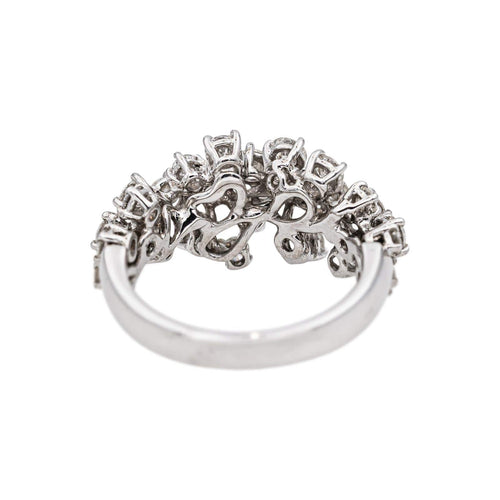 Bague 51 Fred Blanche - Bague en or blanc et diamants 58 Facettes 5417296CN