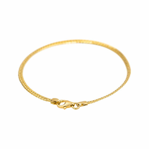Bracelet Bracelet maille anglaise en or jaune 18 carats 58 Facettes 5444852CN