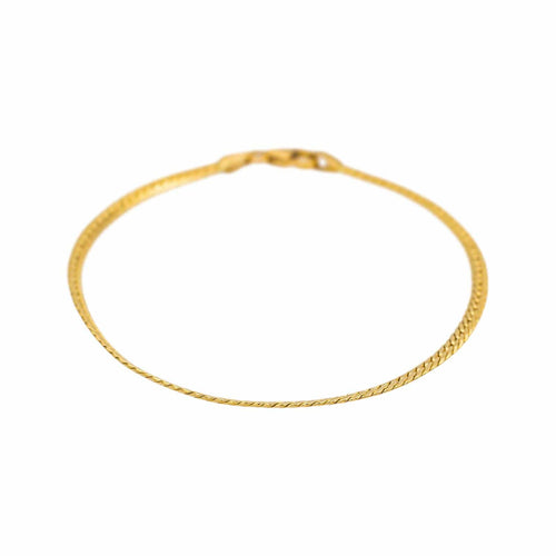 Bracelet Bracelet maille anglaise en or jaune 18 carats 58 Facettes 5444852CN