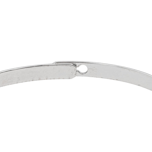 Bracelet Dinh Van Serrure - Bracelet jonc en or blanc et diamant 58 Facettes 5480849CN