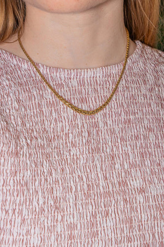 Collier Collier maille palmier en or jaune 58 Facettes 5481551CN