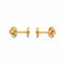 Boucles d'oreilles Cartier Trinity - Boucles d'oreilles puces en ors trois tons et diamants 58 Facettes 5598926RV