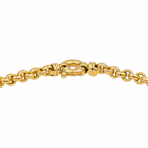 Collier Collier maille jaseron en or jaune 58 Facettes 5502423CN