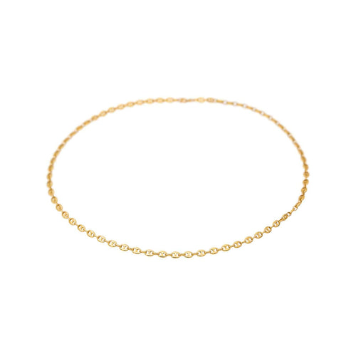 Collier Collier Grain de café en or jaune 58 Facettes 5531885CN