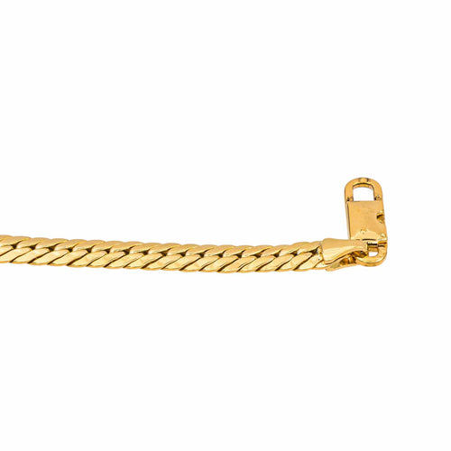 Collier Collier maille anglaise en or jaune 58 Facettes 5437530CN