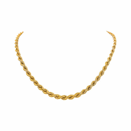 Collier Collier maille torsadée en or jaune 58 Facettes 5439455CN