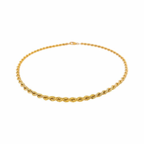Collier Collier maille torsadée en or jaune 58 Facettes 5439455CN