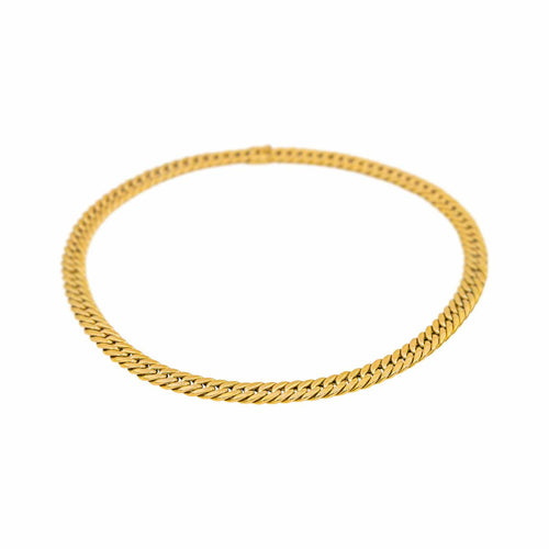 Collier Collier maille gourmette en or jaune 58 Facettes 5446544CN
