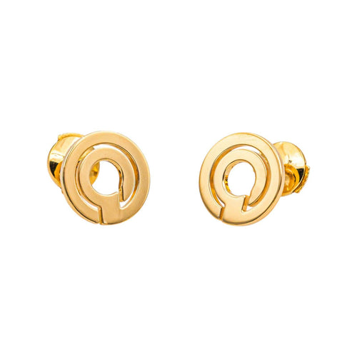 Boucles d'oreilles Dinh Van Seventies - Boucles d'oreilles en or jaune 58 Facettes 5451118CN