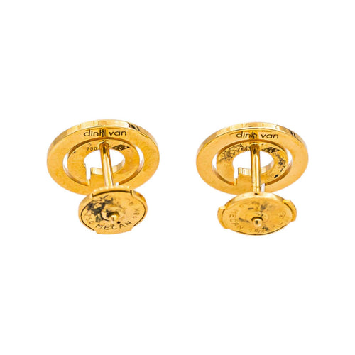 Boucles d'oreilles Dinh Van Seventies - Boucles d'oreilles en or jaune 58 Facettes 5451118CN