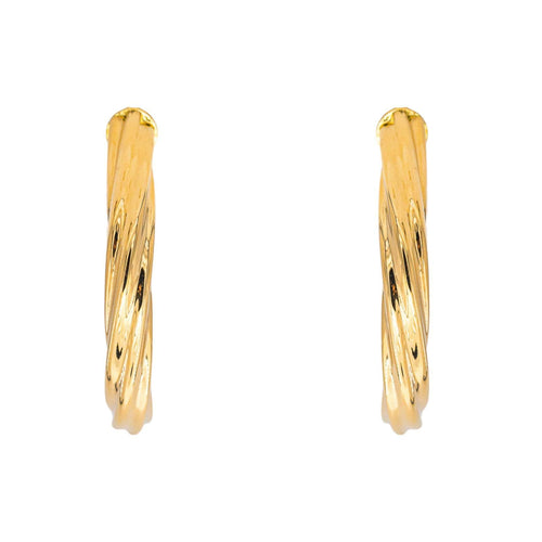 Boucles d'oreilles Boucles d'oreilles créoles en or jaune 58 Facettes 5538417RV