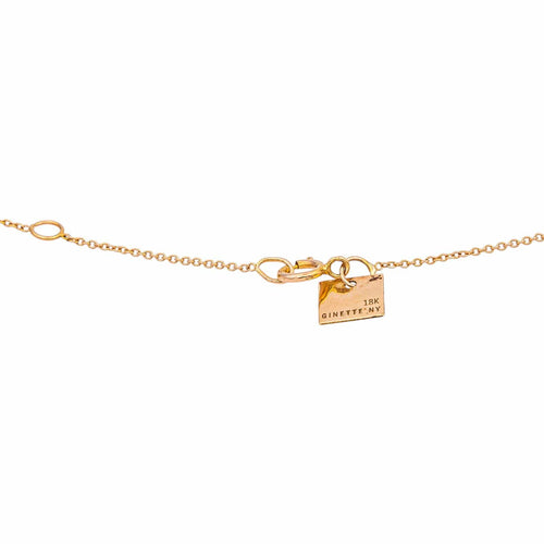 Collier Ginette NY Ever Lapis - Collier pendentif en or rose et lapis-lazuli 58 Facettes 5605745RV
