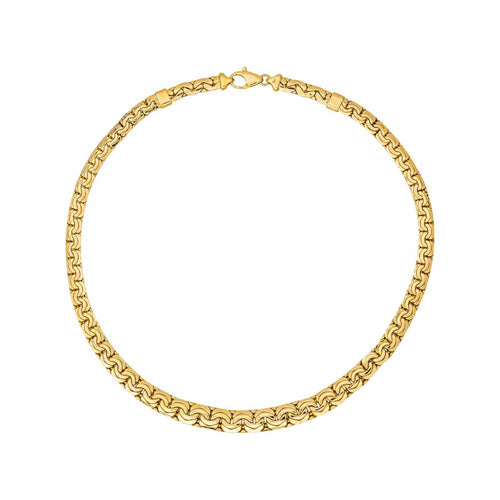Collier Collier maille haricot en or jaune 58 Facettes 5577492CN