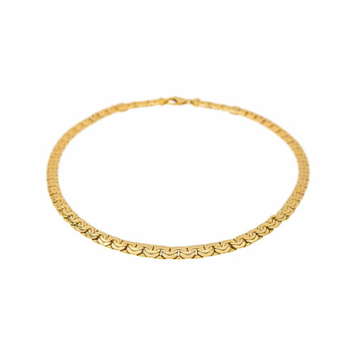 Collier Collier maille haricot en or jaune 58 Facettes 5577492CN