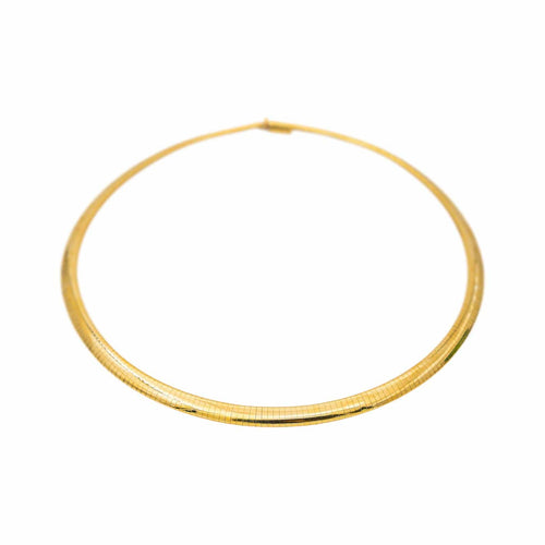 Collier Collier maille oméga en or jaune 58 Facettes 5624194CN