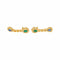 Boucles d'oreilles Boucles d'oreilles en or jaune, émeraudes, saphirs et diamants 58 Facettes 5693507CN