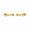 Boucles d'oreilles Boucles d'oreilles en or jaune, émeraudes, saphirs et diamants 58 Facettes 5693507CN