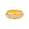 Bague 50 Demi-alliance - Bague en or jaune et diamants 58 Facettes 5035962CN