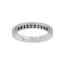 Bague 53 Demi-alliance en or blanc et diamants 58 Facettes 5237218CN