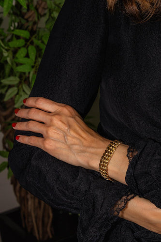 Bracelet Bracelet maille américaine en or jaune 58 Facettes 5251498CN