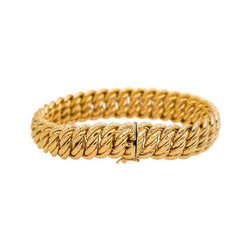 Bracelet Bracelet maille américaine en or jaune 58 Facettes 5251498CN