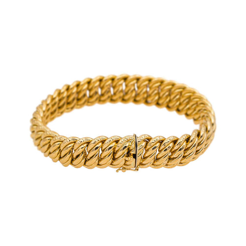 Bracelet Bracelet maille américaine en or jaune 58 Facettes 5251498CN
