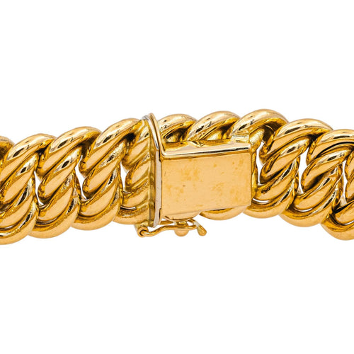 Bracelet Bracelet maille américaine en or jaune 58 Facettes 5251498CN