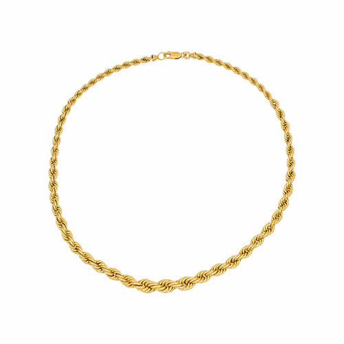 Collier Collier maille corde en or jaune 58 Facettes 5251515CN