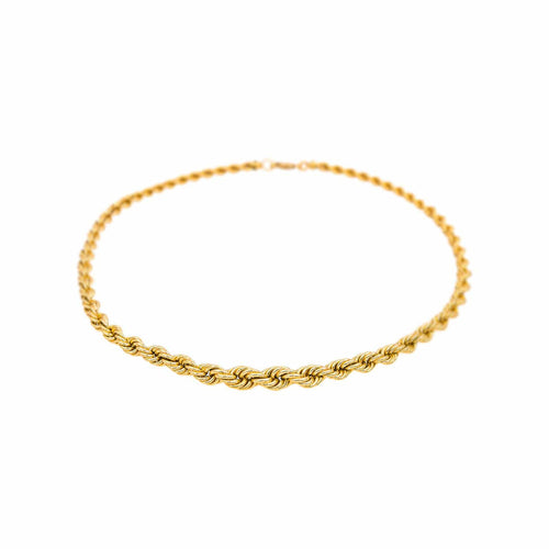Collier Collier maille corde en or jaune 58 Facettes 5251515CN